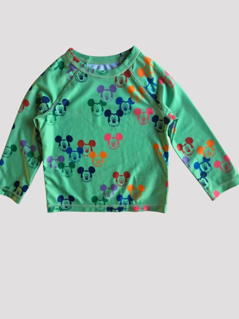 Gap x Disney Mickey Mouse Long Sleeve Rash Guard size 12-18 Months